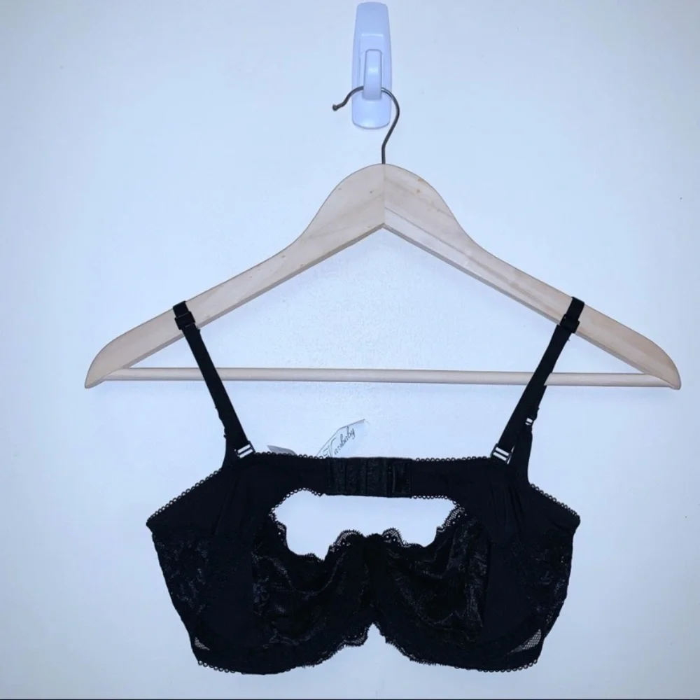 NWOT Boutique Brand Black Lace Bra - Picture 6 of 7